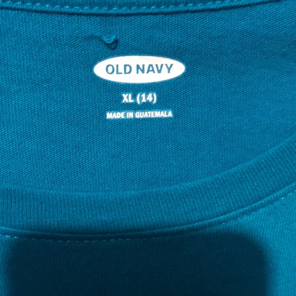 Dark Blue  Old Navy AMAZING Shirt  NWOT. Sz 14 💙 - Picture 3 of 3